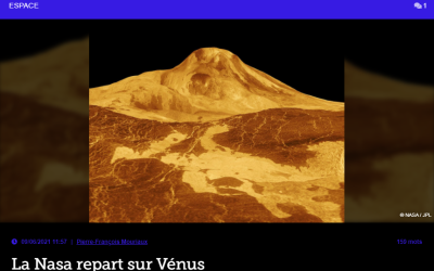 La Nasa repart sur Vénus