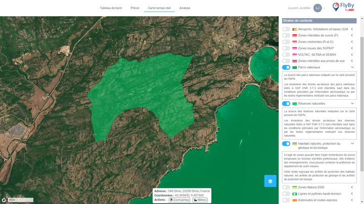 Air Space Drone étend les données disponibles pour les opérateurs de drones, ajoutant des sites de faune et de flore du patrimoine national