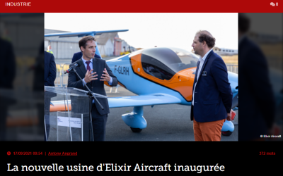 La nouvelle usine d’Elixir Aircraft inaugurée