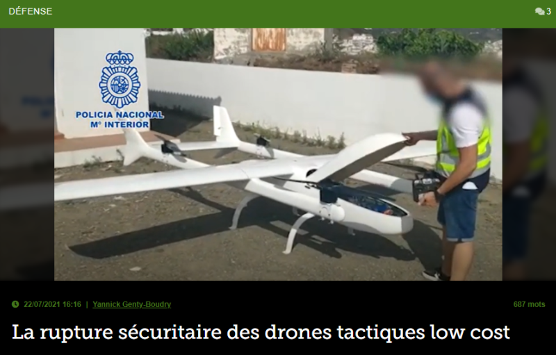 La rupture sécuritaire des drones tactiques low cost