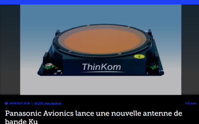 Panasonic Avionics lance une nouvelle antenne de bande Ku