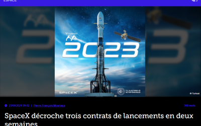 SpaceX décroche trois contrats de lancements en deux semaines