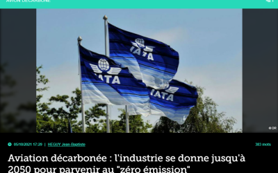 Aviation décarbonée : l’industrie se donne jusqu’à 2050 pour parvenir au « zéro émission »