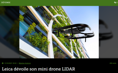 Leica dévoile son mini drone LIDAR
