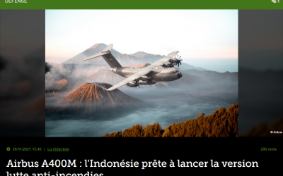 Airbus A400M : l&rsquo;Indonésie prête à lancer la version lutte anti-incendies