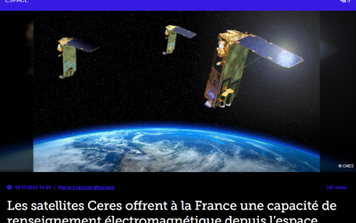 Les satellites Ceres offrent à la France une capacité de renseignement électromagnétique depuis l’espace