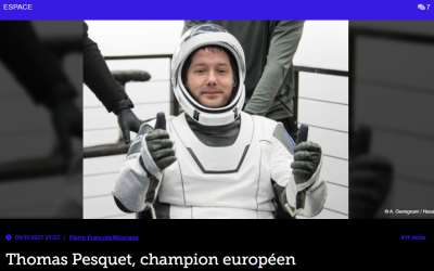 Thomas Pesquet, champion européen