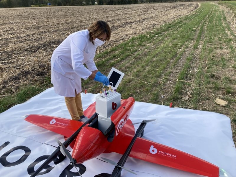 Biogroup expérimente le transport par drone – ESSOR Isère