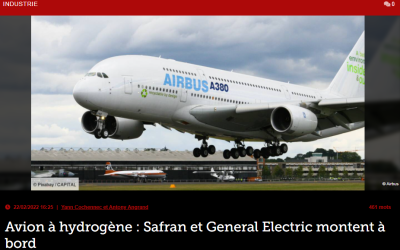 Avion à hydrogène : Safran et General Electric montent à bord