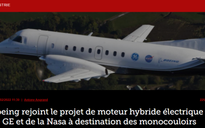Boeing rejoint le projet de moteur hybride électrique de GE et de la Nasa à destination des monocouloirs