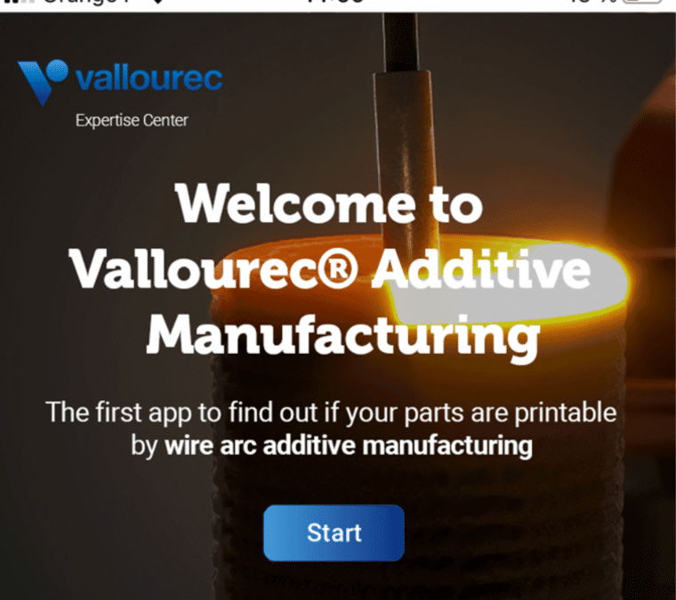 Le français Vallourec lance une application mobile pour la fabrication additive