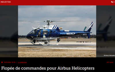 Flopée de commandes pour Airbus Helicopters