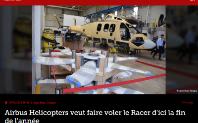 Airbus Helicopters veut faire voler le Racer d&rsquo;ici la fin de l&rsquo;année