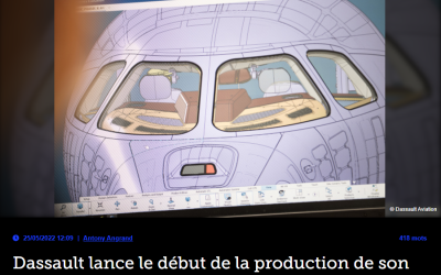 Dassault lance le début de la production de son nouveau Falcon 10X