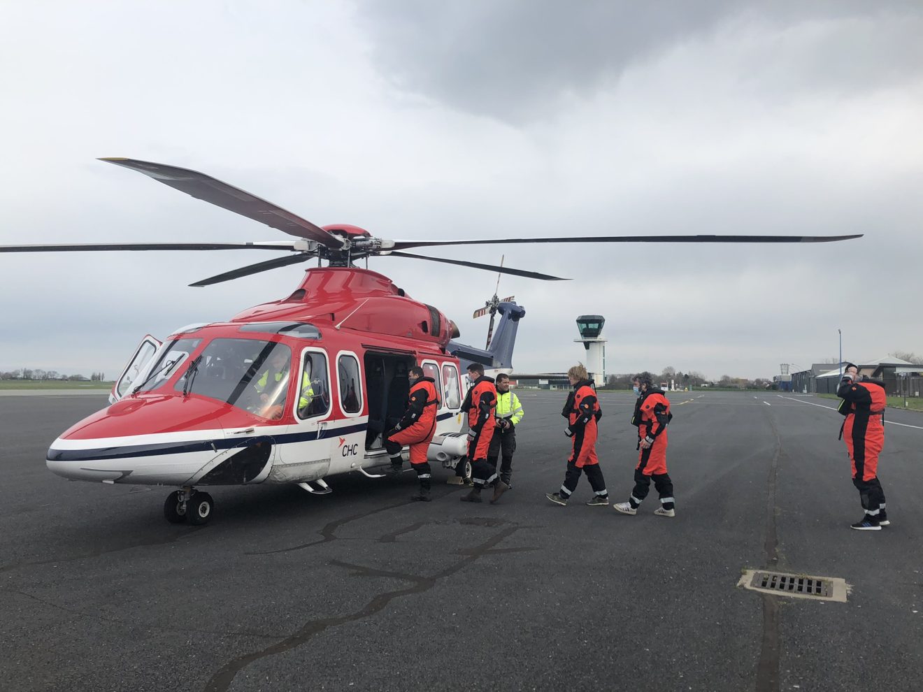 L’aéroport du Havre – Octeville accueille les rotations d’équipages qui travaille à l’installation des éoliennes en pleine mer