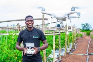 The Flying Farmer using drones to revolutionise agriculture in Africa