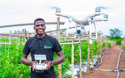 The Flying Farmer using drones to revolutionise agriculture in Africa