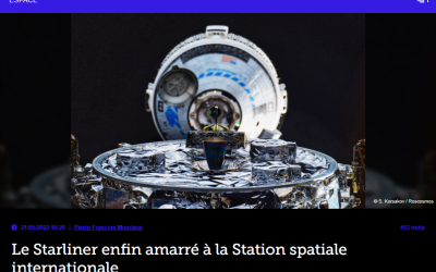 Le Starliner enfin amarré à la Station spatiale internationale
