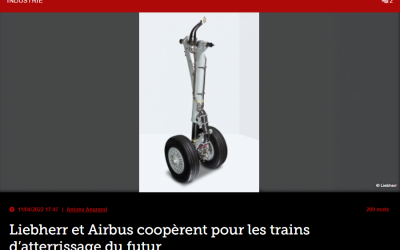 Liebherr et Airbus coopèrent pour les trains d’atterrissage du futur