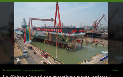 La Chine a lancé son troisième porte-avions