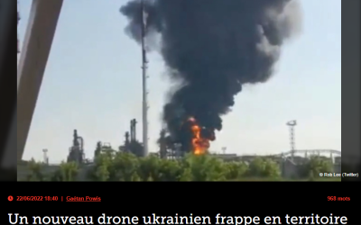 Un nouveau drone ukrainien frappe en territoire russe, à 160 km derrière la ligne de front !
