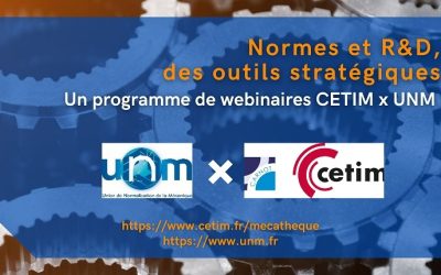 Normalisation : 12 webinaires pour en tirer avantage | Cetim