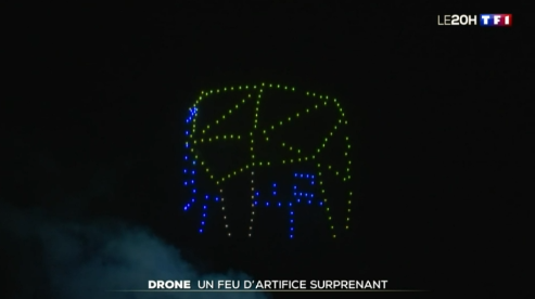 Drone : un feu d’artifice surprenant – TF1 INFO