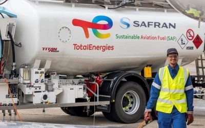 A l’aéroport du Bourget, les avions d’affaires commencent à faire le plein en carburant durable