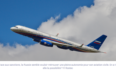 339 avions Russes pour Aeroflot sur fond de sanctions internationales