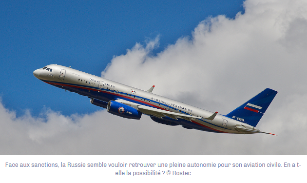 339 avions Russes pour Aeroflot sur fond de sanctions internationales
