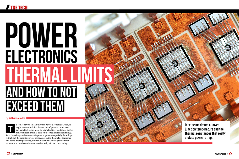 Power electronics thermal limits and how to not exceed them