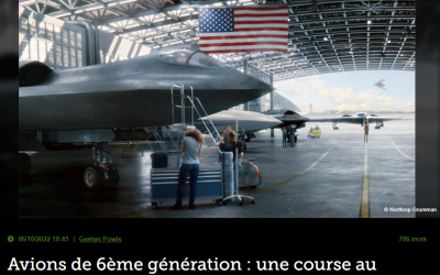 Avions de 6ème génération : une course au développement entre la Chine et les États-Unis ?