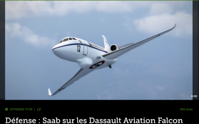 Défense : Saab sur les Dassault Aviation Falcon Albatros de la Marine
