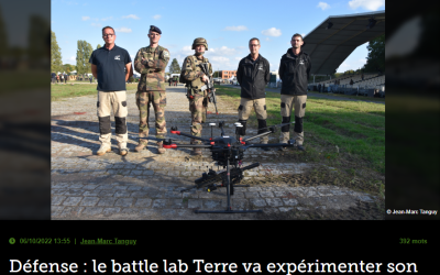 Défense : le battle lab Terre va expérimenter son premier drone armé