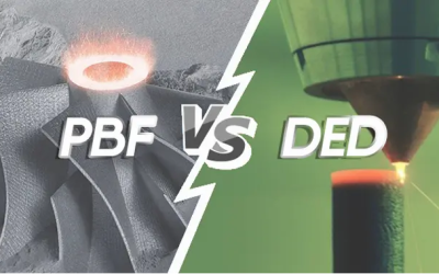 Fabrication additive métallique : analyse des forces et des faiblesses des procédés PBF et DED en 10 questions