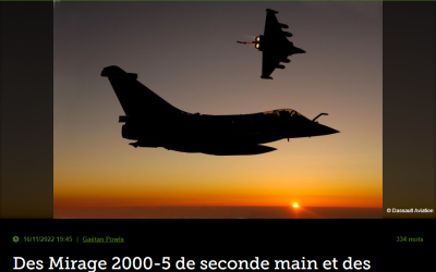 Des Mirage 2000-5 de seconde main et des Rafale supplémentaires pour l’Indonésie