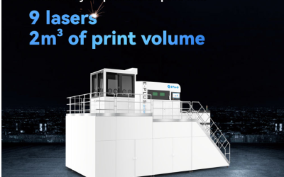 Eplus3D lance une imprimante 3D métal très grand format à 9 lasers
