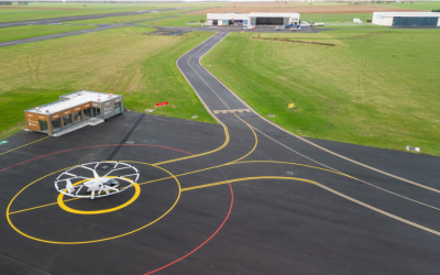 Inauguration du premier vertiport intégré à Pontoise,épicentre des nouvelles mobilités aériennes durables en Europe