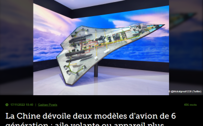 La Chine dévoile deux modèles d’avion de 6 génération : aile volante ou appareil plus classique ?