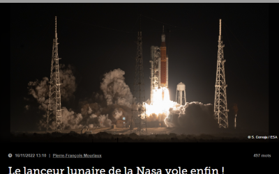 Le lanceur lunaire de la Nasa vole enfin !