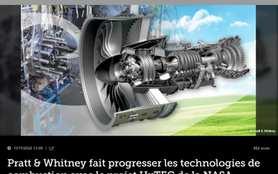 Pratt & Whitney fait progresser les technologies de combustion avec le projet HyTEC de la NASA