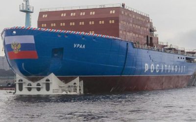La Russie lance son nouveau brise-glace à propulsion nucléaire