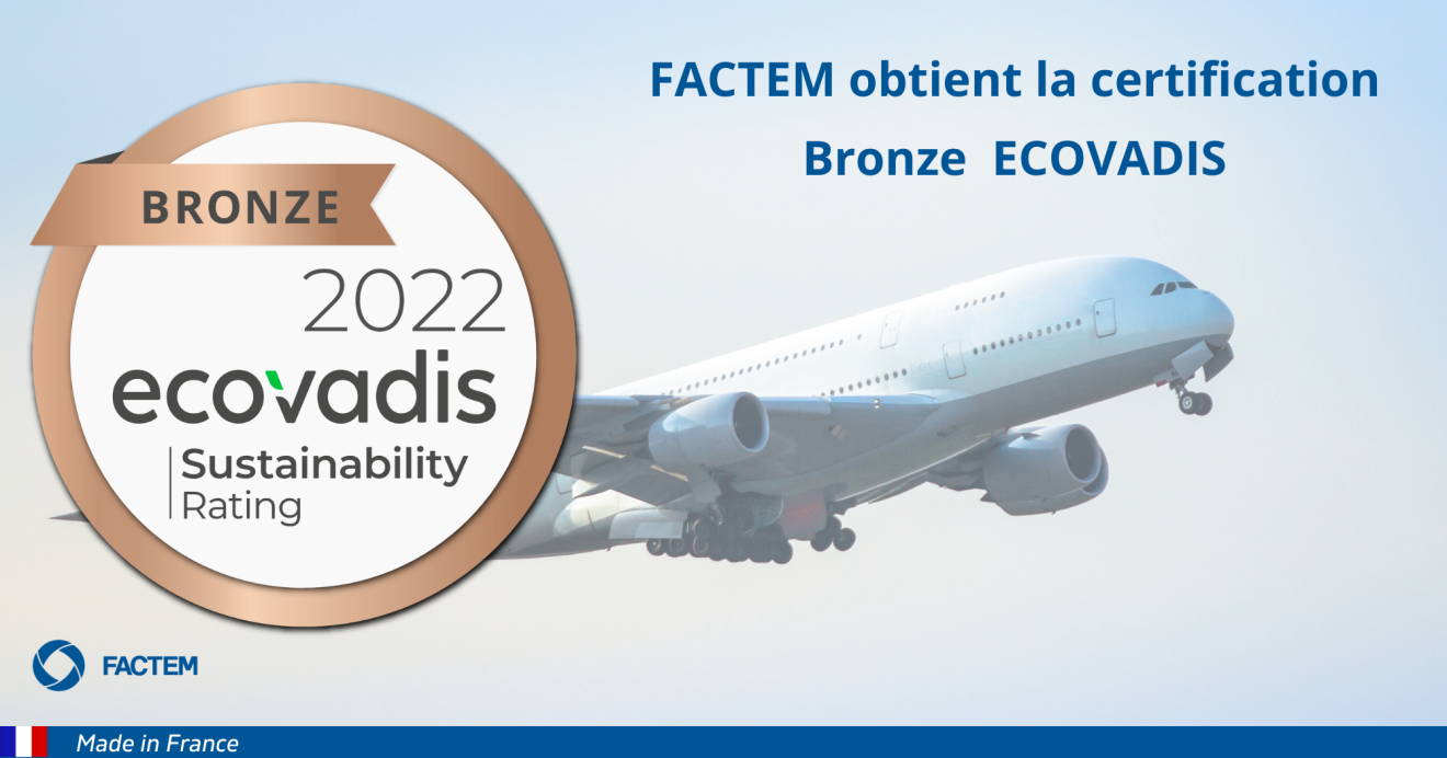 Ecovadis : Factem développe sa politique RSE et obtient le Bronze