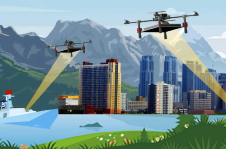 Ce concept de drone alimenté au laser peut voler « indéfiniment »