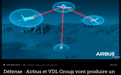 Défense : Airbus et VDL Group vont produire un terminal de communication laser aéroporté