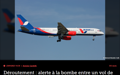 Déroutement : alerte à la bombe entre un vol de Moscou à Goa en Inde