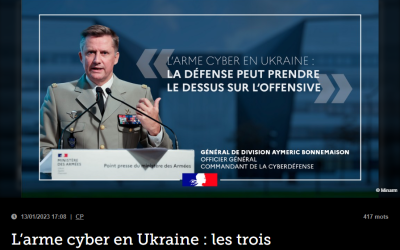 L’arme cyber en Ukraine : les trois enseignements à retenir