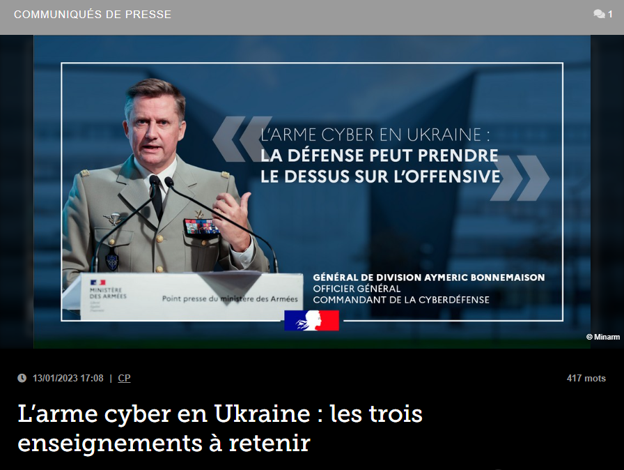 L’arme cyber en Ukraine : les trois enseignements à retenir