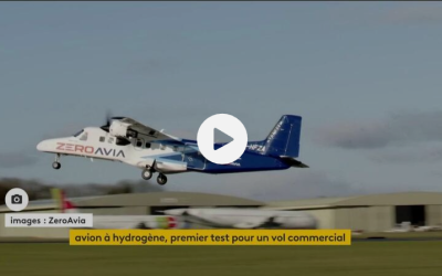 Premier essai de vol commercial pour un avion à hydrogène