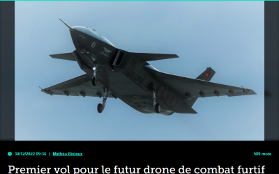 Premier vol pour le futur drone de combat furtif turc Kizilelma